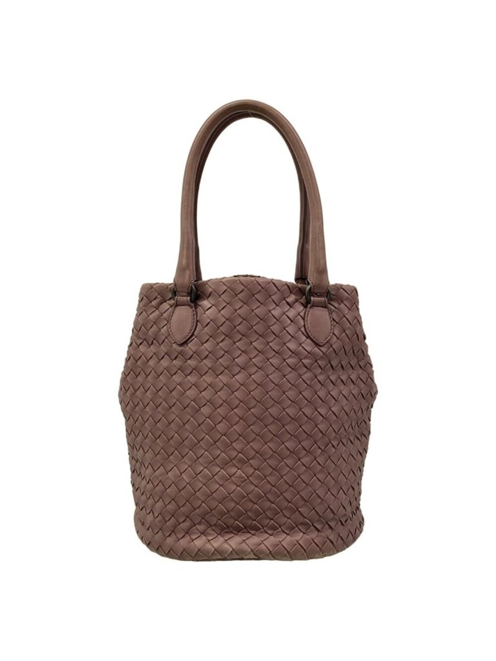 Bottega Veneta Tote Bag Intrecciato Purple Leather
